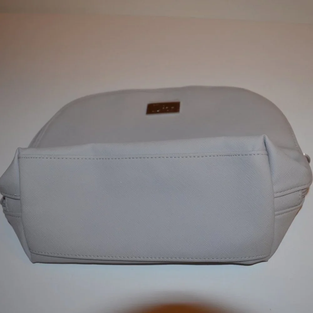 DIOR Beaute` Polyurethane Light Gray Parfums Christian Dior Cosmetic Bag Paris